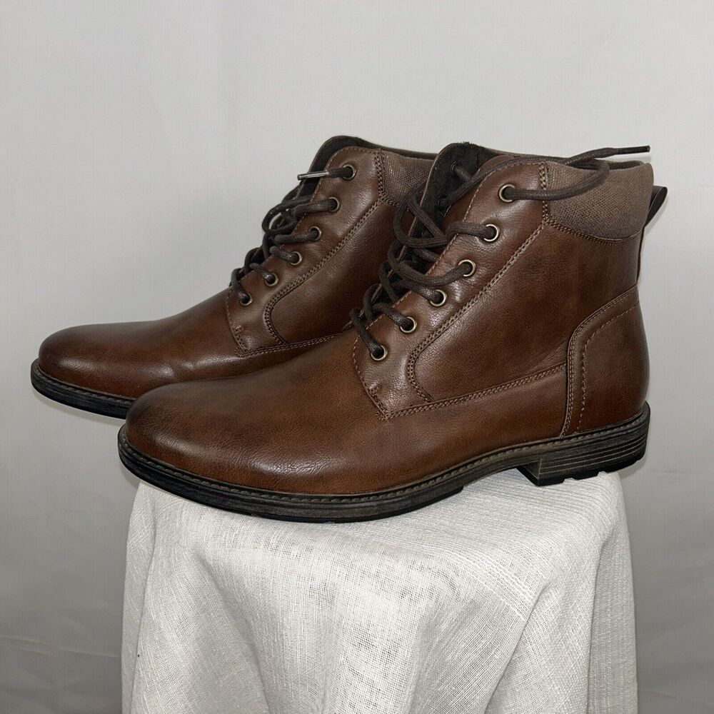 Men's‎ Mountain Creek Boots Sz 11 Portman 033293 Dress Shoes Faux Leather box